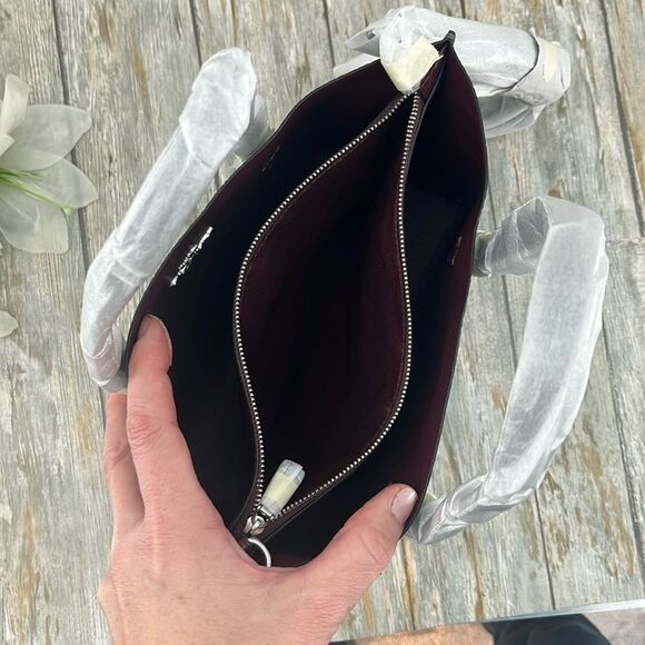 Coach Mollie Tote Bag 25 In Canvas With Bow Print Purse - Picture 6 of 9